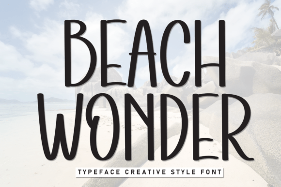 Beach Wonder Font: A Friendly Typeface for Small Business Branding