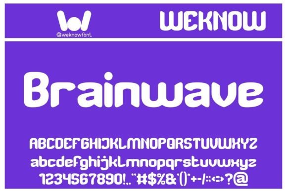 Brainwave: A Retro Display Font for Modern Web Design