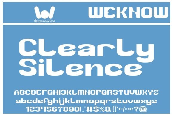 Clearly Silence: A Bold Display Font for Modern Web Design