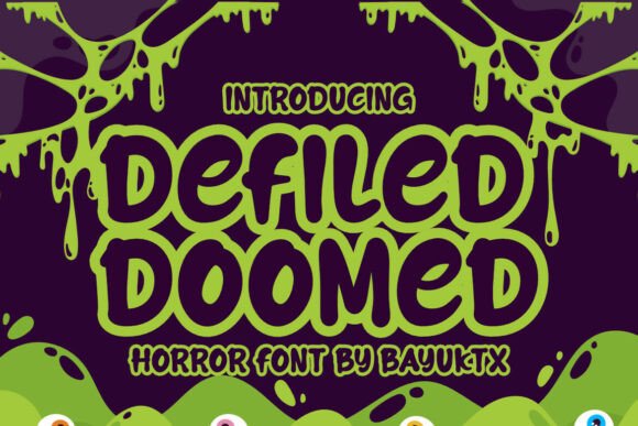 Defiled Doomed Typeface for Bold Horror Branding