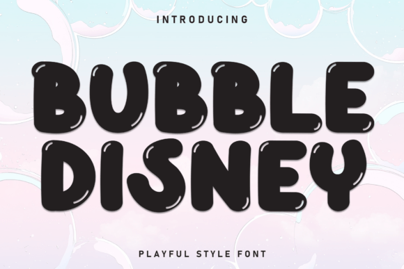 Designing Friendly Web Headers with Bubble Disney Typeface