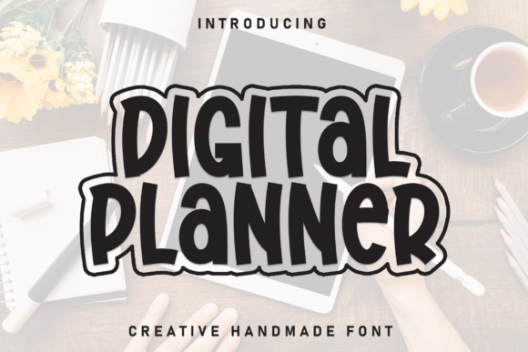 Digital Planner: The Friendly Display Font for Clear Campaigns