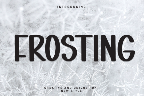 Frosting: A Friendly Display Font for Modern Web Design