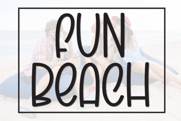 Fun Beach Font: The Perfect Display Typeface for Crafters