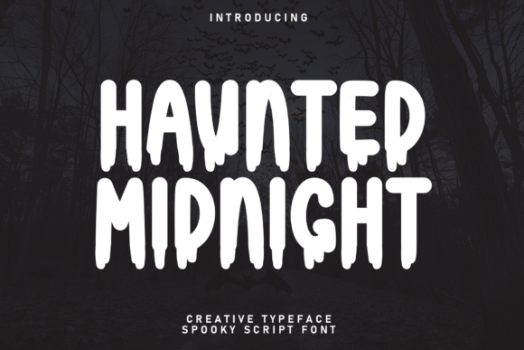 Haunted Midnight: The Friendly Display Font for Small Business Branding