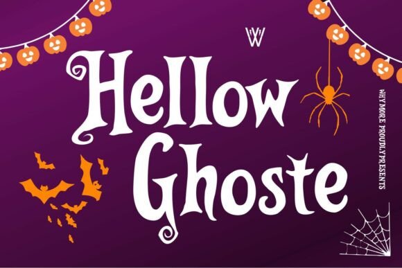 Hellow Ghoste: A Horror Display Font for Editorial Impact