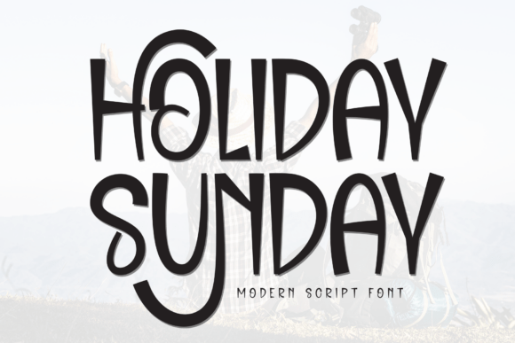 Holiday Sunday: A Friendly Display Font for Modern Branding