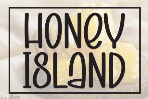 Honey Island: A Friendly Display Font for Editorial Design
