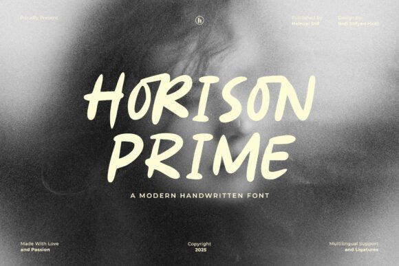 Horison Prime: The Bold Handwritten Font for Digital Campaigns