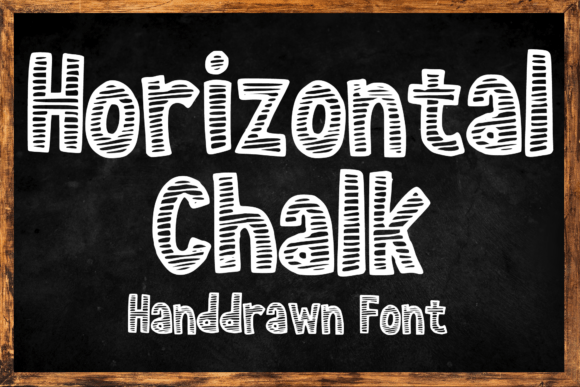 Horizontal Chalk: A Whimsical Display Font for Web Headers