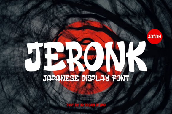 Jeronk: The Asian-Style Display Font for Viral Campaigns