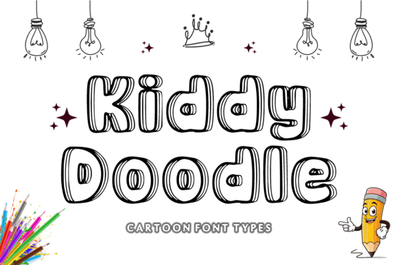 Kiddy Doodle: The Hand-Sketched Display Font for Campaigns