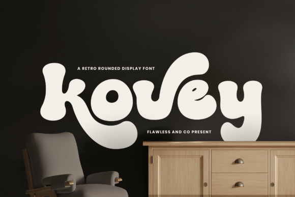 Kovey: The Bold Retro Display Font for Makers