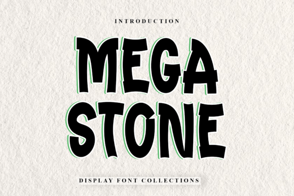 Mega Stone: A Warm Display Font for Creative Brands