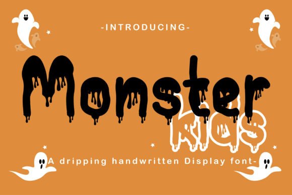 Monster Kids: The Spooky Display Font for Seasonal Branding