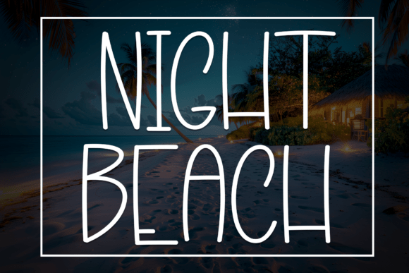 Night Beach: The Perfect Display Font for Handmade Brands