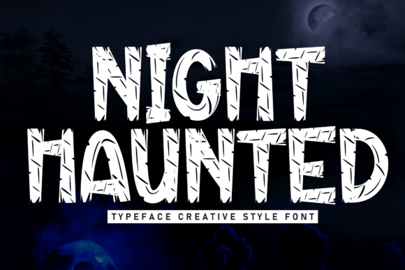 Night Haunted Font Review: A Bold Horror Display for Designers