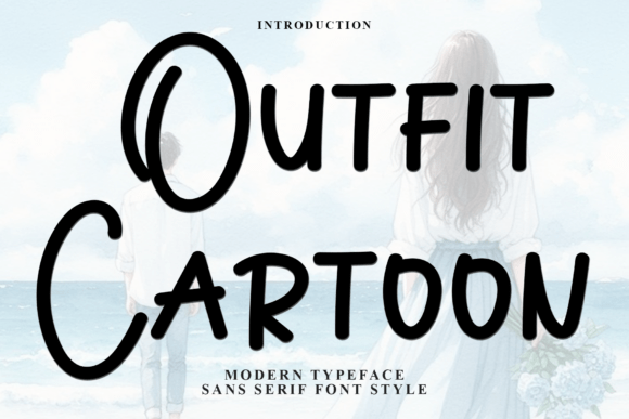 Outfit Cartoon: The Festive Typeface for Holiday Crafts