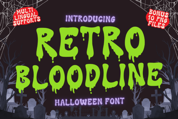 Retro Bloodline: A Distinct Display Font for Editorial Design