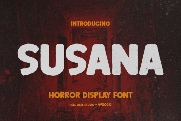 Susana: A Spine-Tingling Display Font for Horror Editorial Design