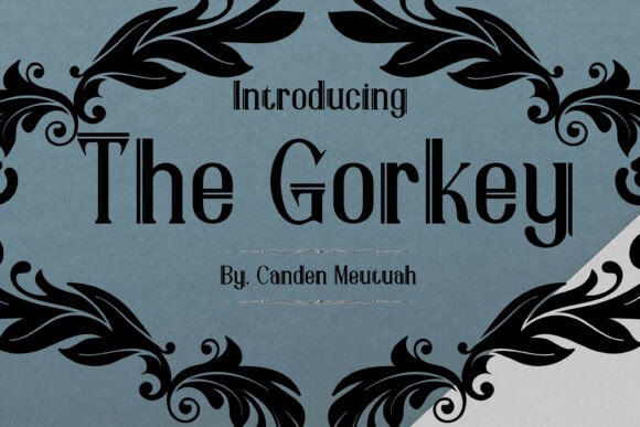 The Gorkey: A Bold Condensed Display Font for Campaigns