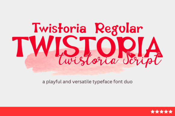 Twistoria: The Playful Display Font for Bold Campaigns