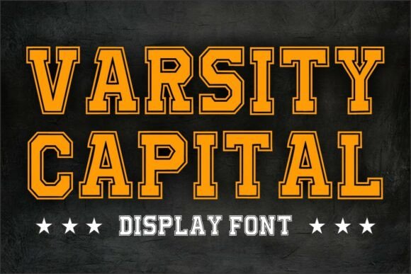 Varsity Capital: The Ultimate Display Font for Bold Branding