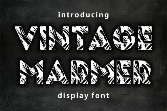 Vintage Marmer: The Display Font for Bold Business Branding