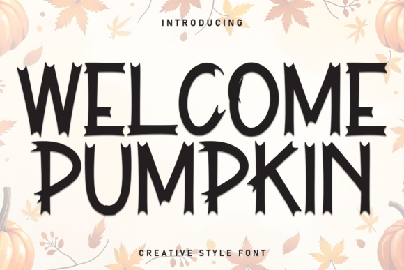 Welcome Pumpkin: A Friendly Display Font for Modern Campaigns